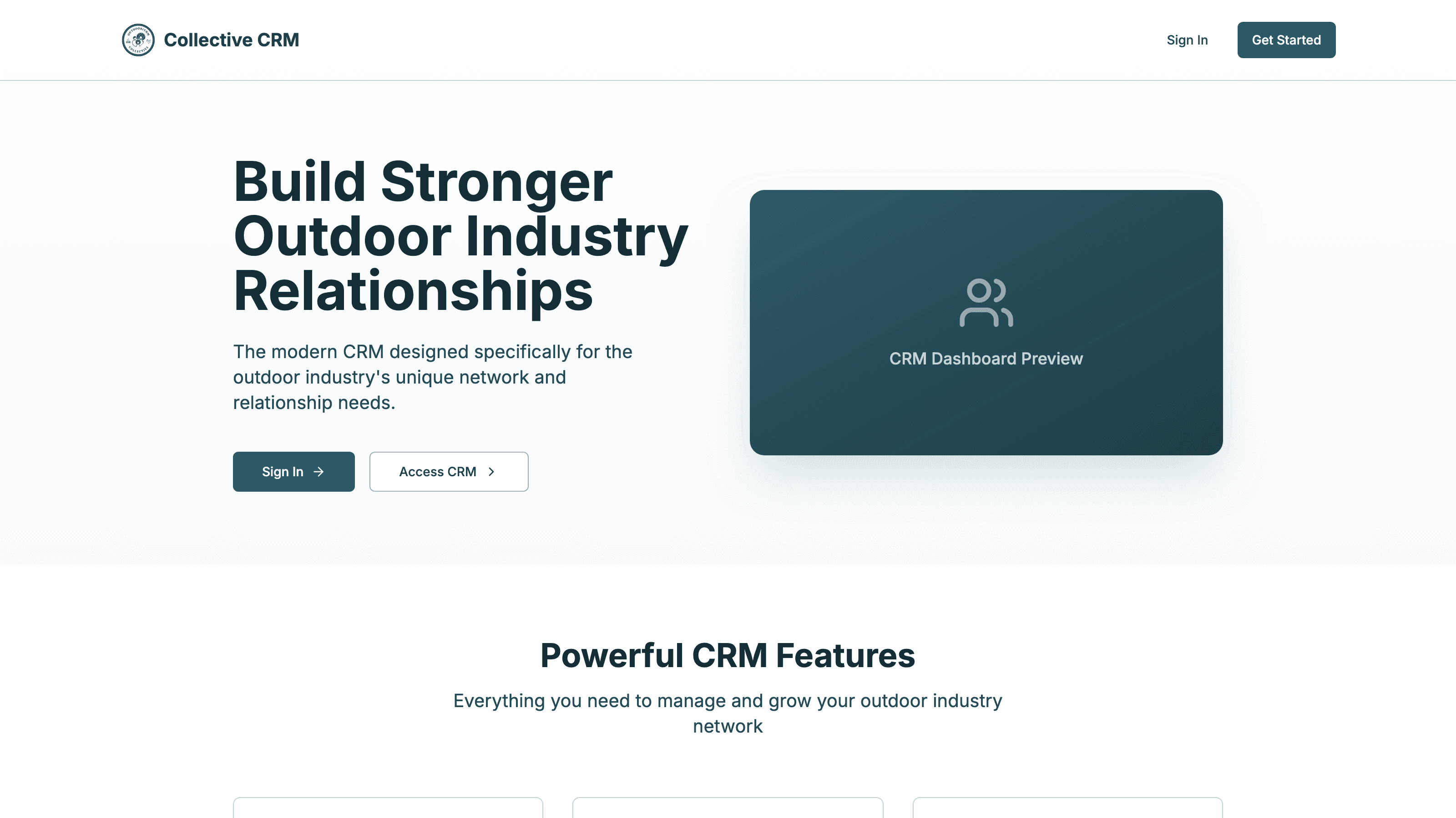 Outdoorithm Collective CRM — Build Stronger Outdoor Industry Relationships